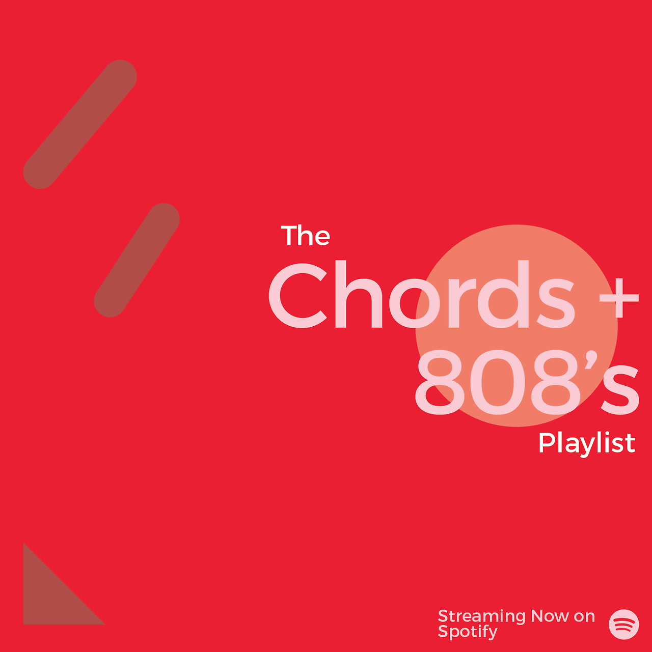 Chords and 808s Spotify Playlist cover art