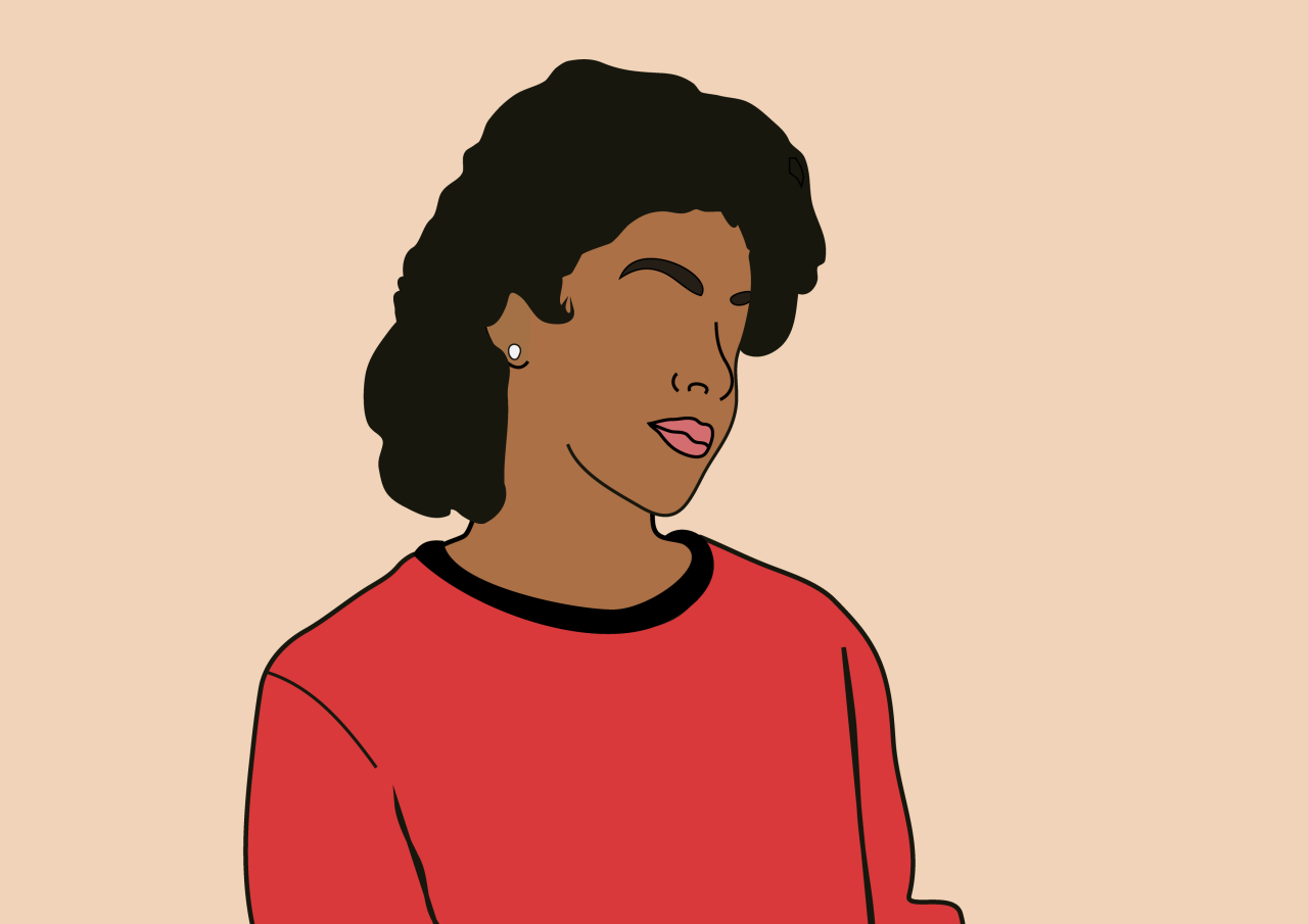 Mrs. Huxtable Illustration