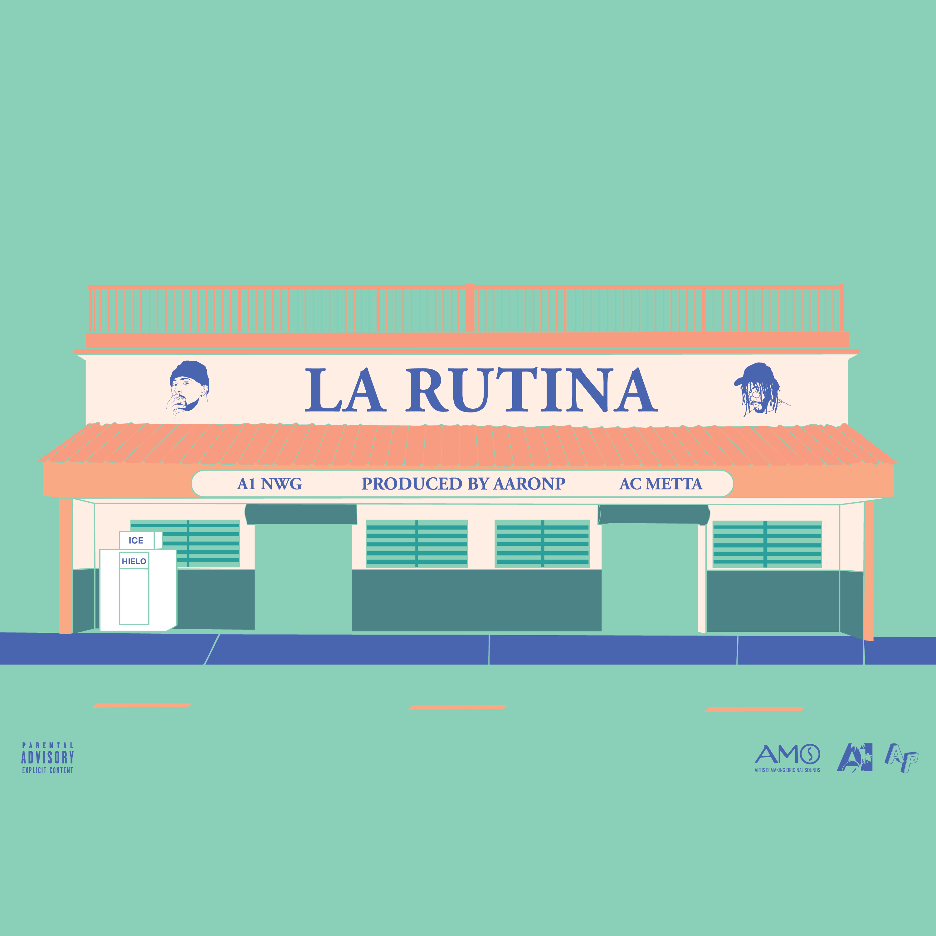 La Rutina by A1NWG and AC Metta cover art